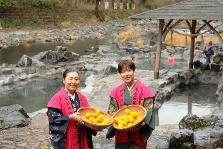 露天風呂 砂湯「ゆず湯」
