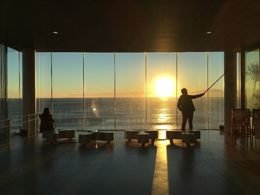 日立駅 展望イベントホール 初日の出