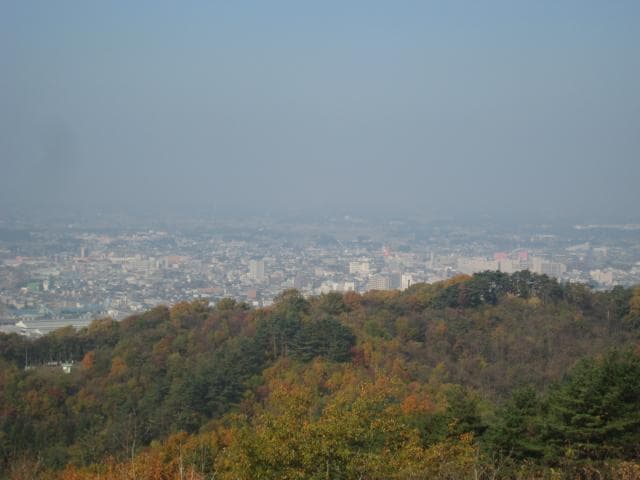 View of Kitakami City from Kunimiyama Observation Deck