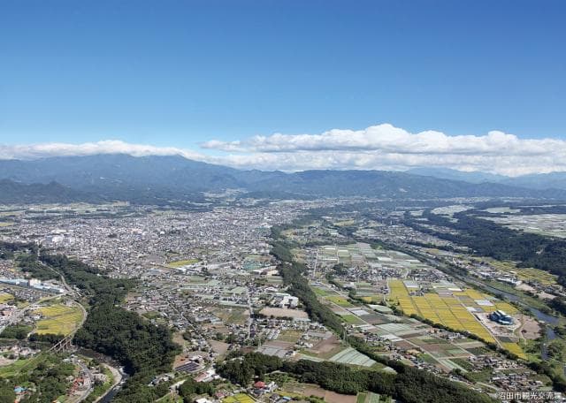 河岸段丘(航空)