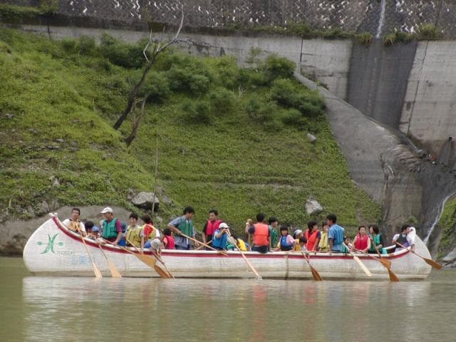 日本一の大型カヌー