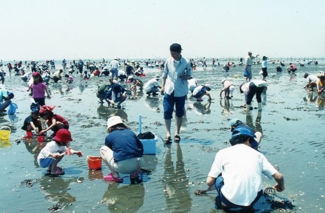 Clamming