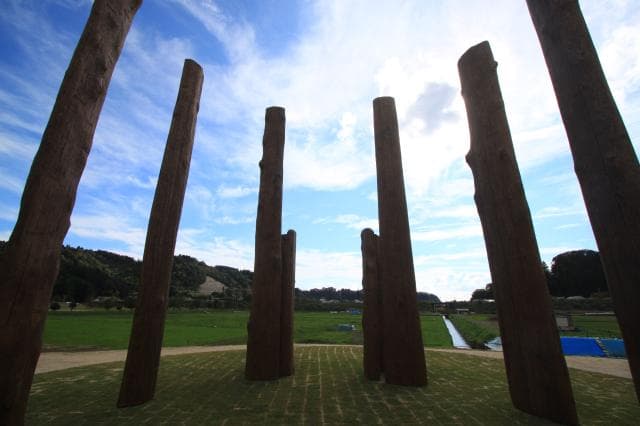 Restore ring-shaped wooden columns