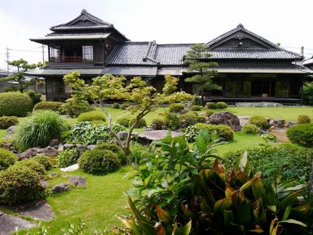 Former Dennemon Ito's House seen from the garden