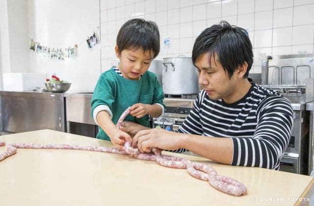 Handmade Koboyama Yusato sausage making experience