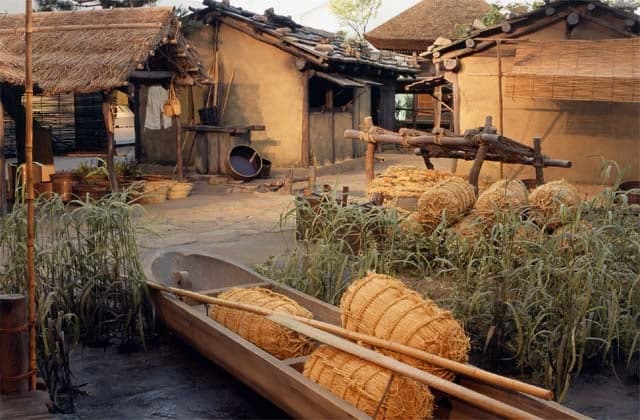 当時の町並みの再現(広島県立歴史博物館)