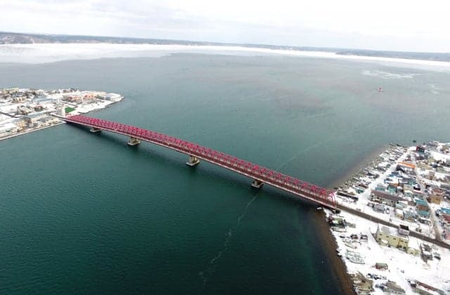 Lake Akkeshi in winter