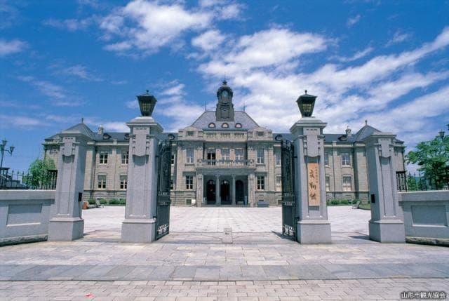 Main gate of Bunshokan (Yamagata Prefectural Folk Museum)