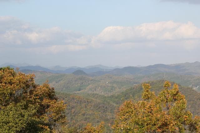 弘法山からの望むやまなみ