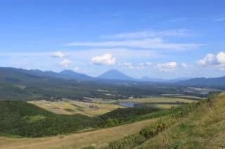 Mt. Yotei seen from the Isogai Plateau