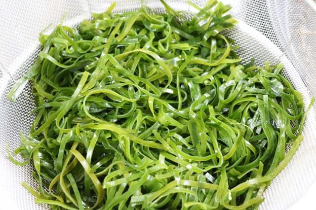 水で戻したもの