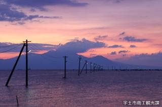 High tide of Osabe-Takai floor road
