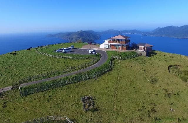 Observation deck at the summit of Mt.