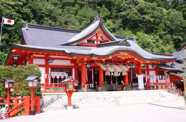 太皷谷稲成神社境内の写真