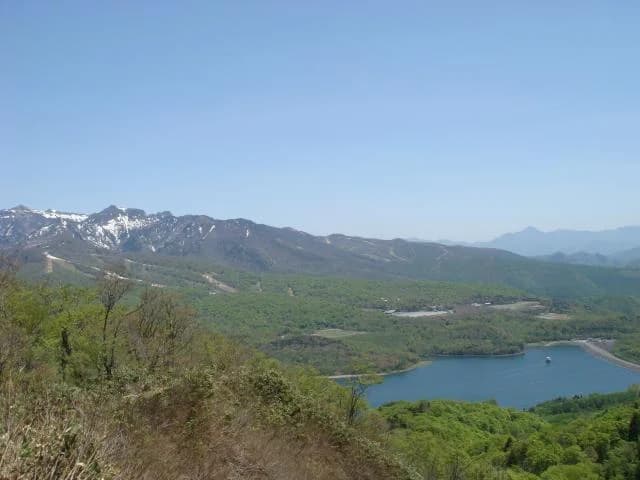 View from the top of the mountain (Mount Hotaka)