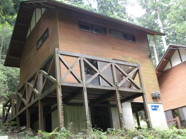 Two-story cottage exterior