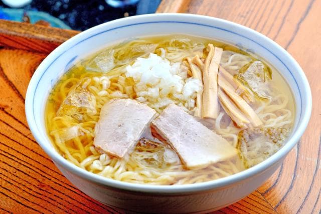 冷やしラーメン(食堂いしやま)