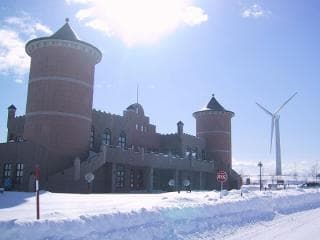 Momo Castle and Windmill Winter