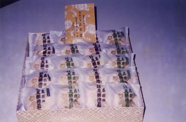 In the middle of Yoshitsune's original clothing