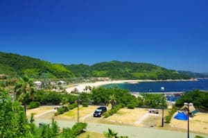 Campsite distant view