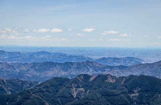 View from the summit of Funafushiyama (south direction)