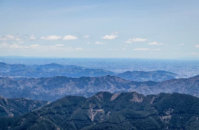 舟伏山山頂からの眺め(南方向)