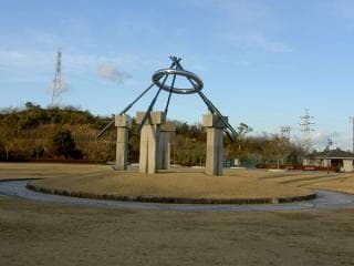 Monuments representing the past, present, and future