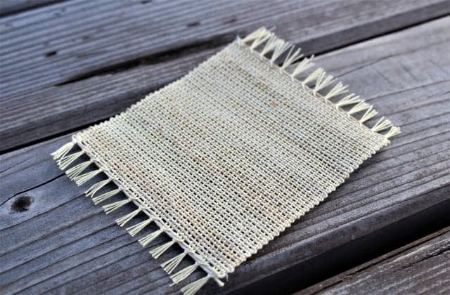 Karamushi-ori coaster