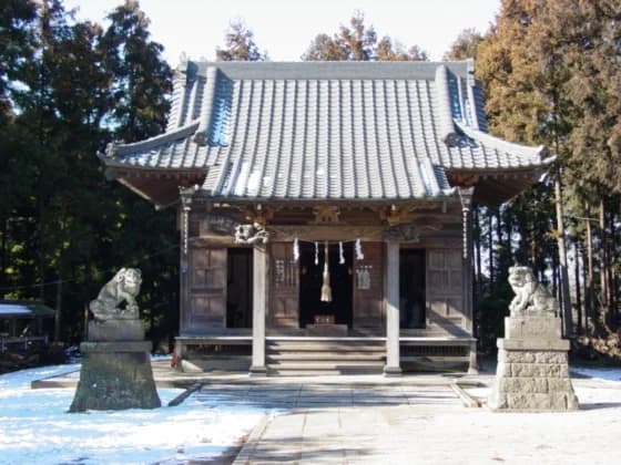 The main shrine of Suga-jinja Shrine