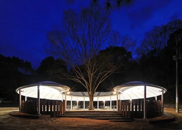 Miroku Nature Park Campsite barbecue terrace