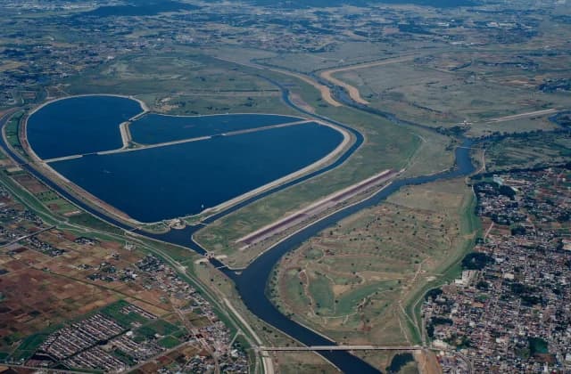 Yu Suichi Watarase aerial photograph