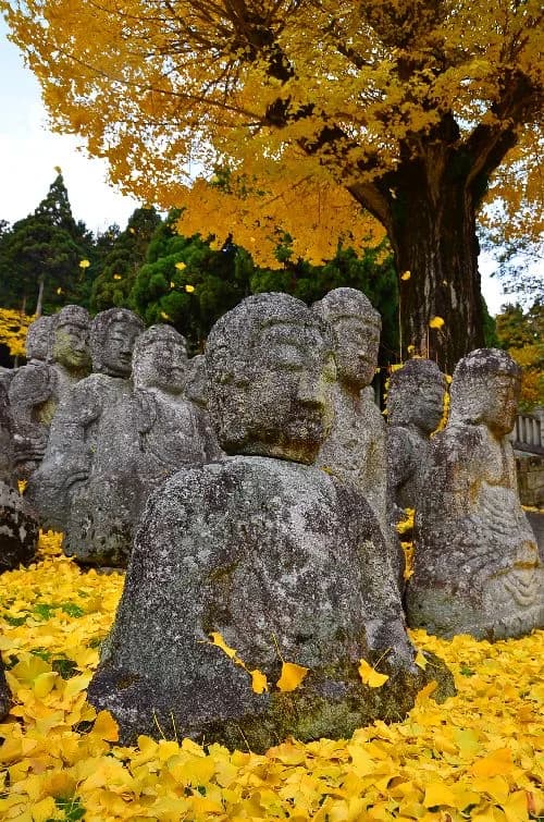 Ugawa forty-eight bodies of stone Buddha