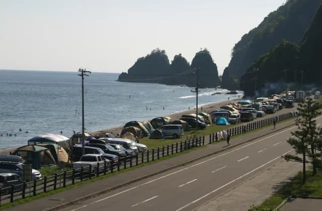 Ogishi Seaside Campsite, Toyoura Town