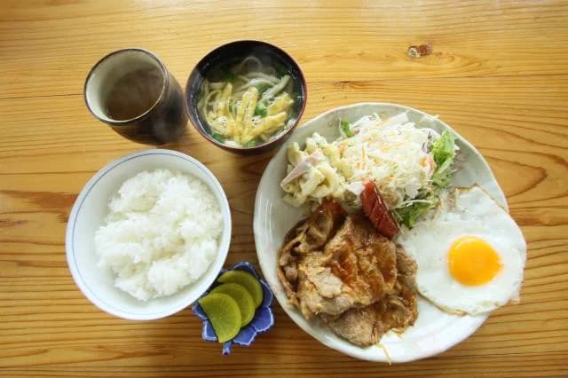 Gingayaki set meal