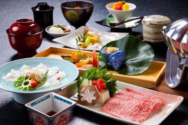 Bungo beef shabu shabu kaiseki