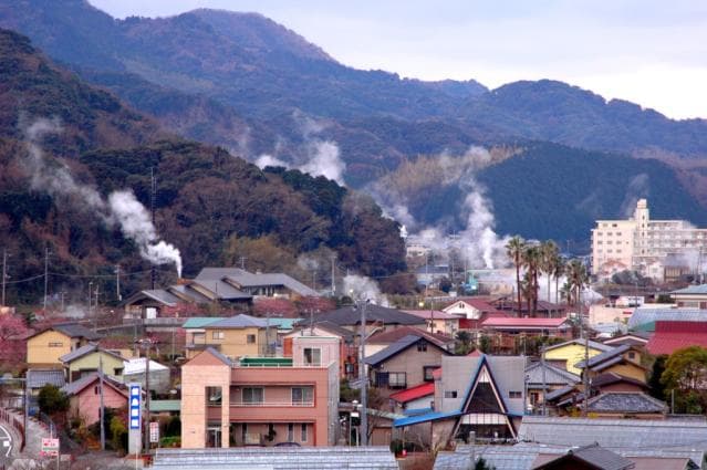 下賀茂温泉 湯煙