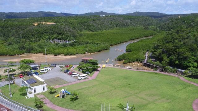 ヒルギ公園上空から