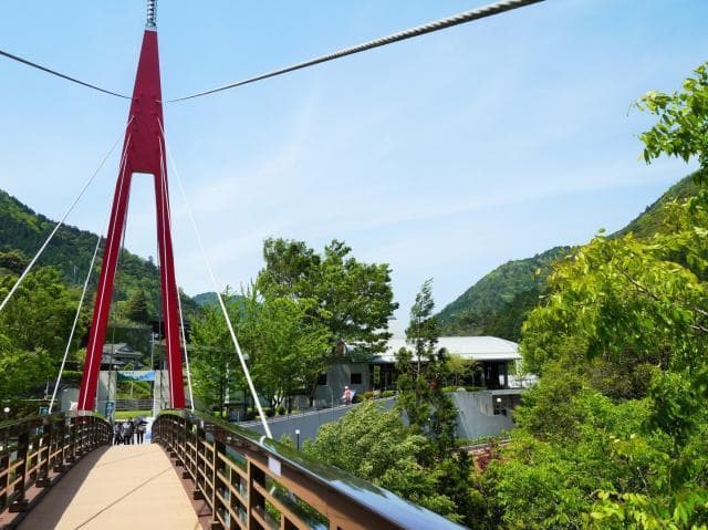 Roadside station "Kiri no Mori" located in Shingu-cho, Shikokuchuo City