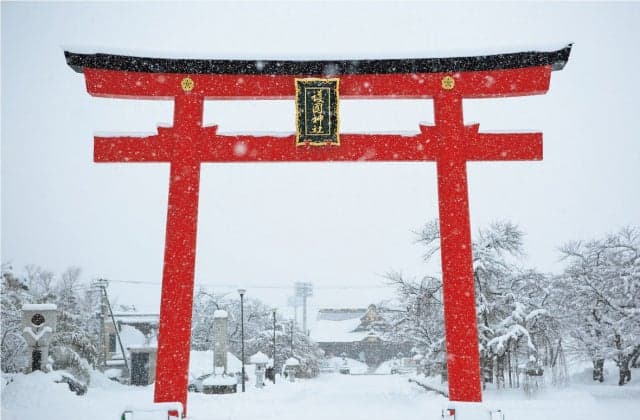 Gokoku Shrine in Yamagata Prefecture
