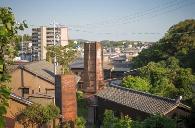 The scenery of the chimney