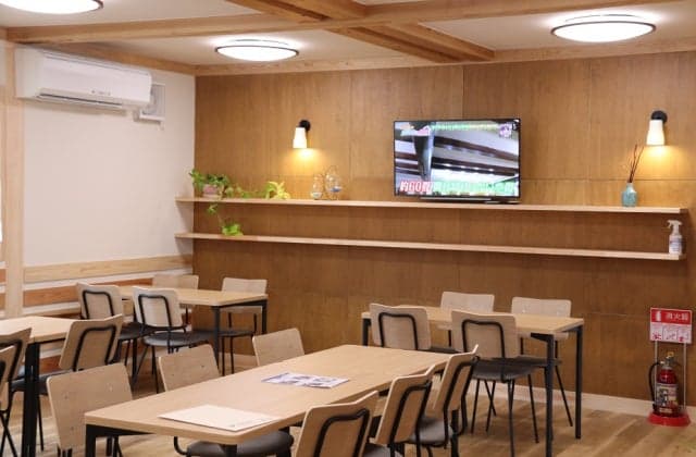 The lively plaza in front of Wakasa Station