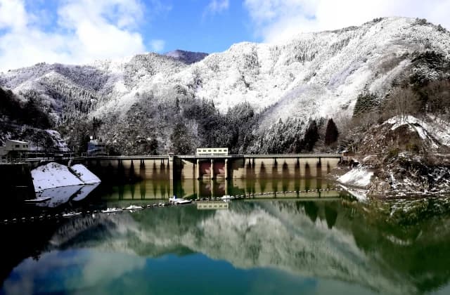 Quiet and calm winter scenery