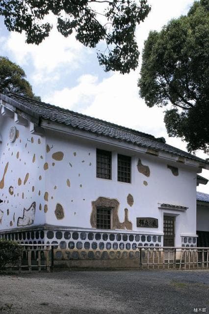 A house with bullet holes