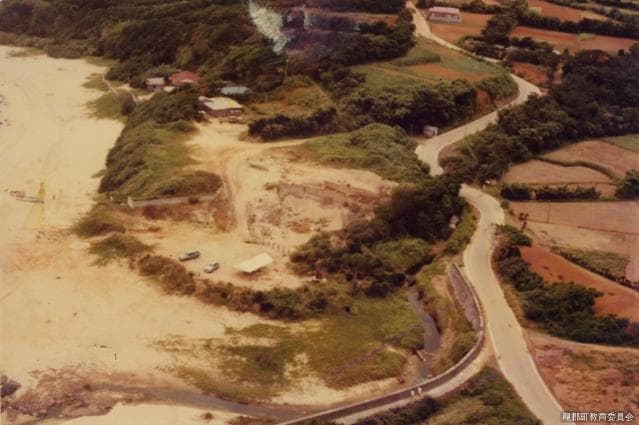 The distant view of the Tebiro archeological site