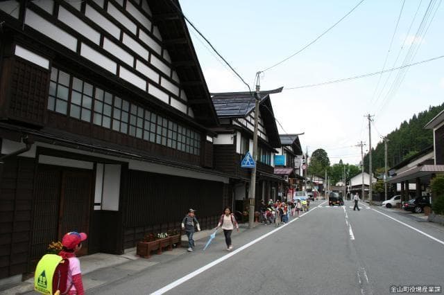 The streets of Kaneyama Town