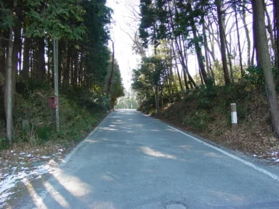 From the north side of Ishido Castle Ruins