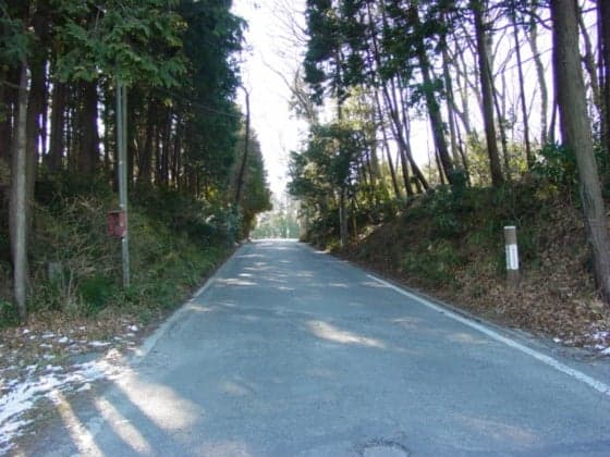 石戸城跡 北側より