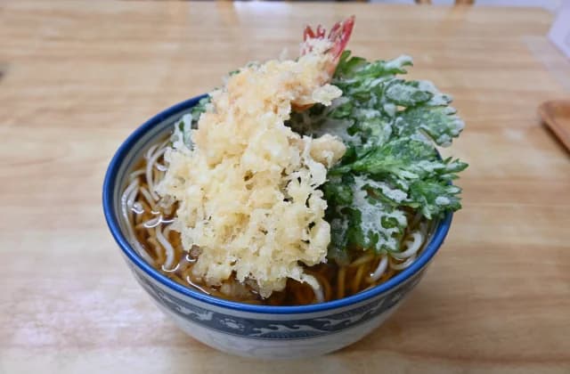 天ぷらそば