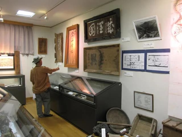 Inside the building