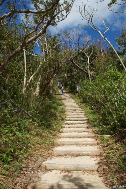 The stairs of Kohamashima Odake